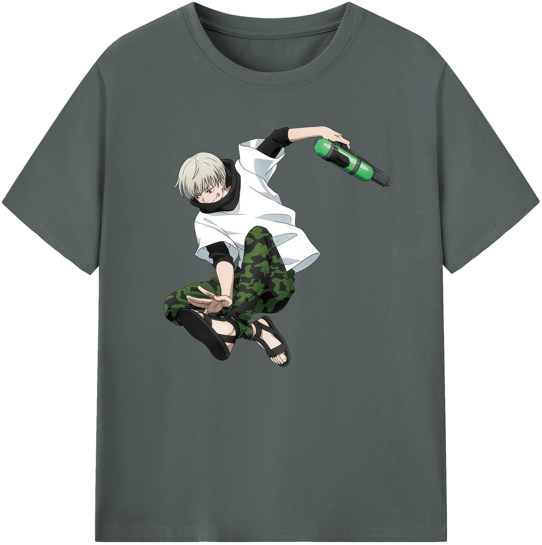 （画像用） 呪術廻戦 Jujutsu Kaisen 綿100％ メンズ半袖Tシャツ｜肌触りやわらか＆通気性